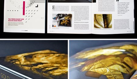 Blick auf Gold – article in magazine "NUTZEN"